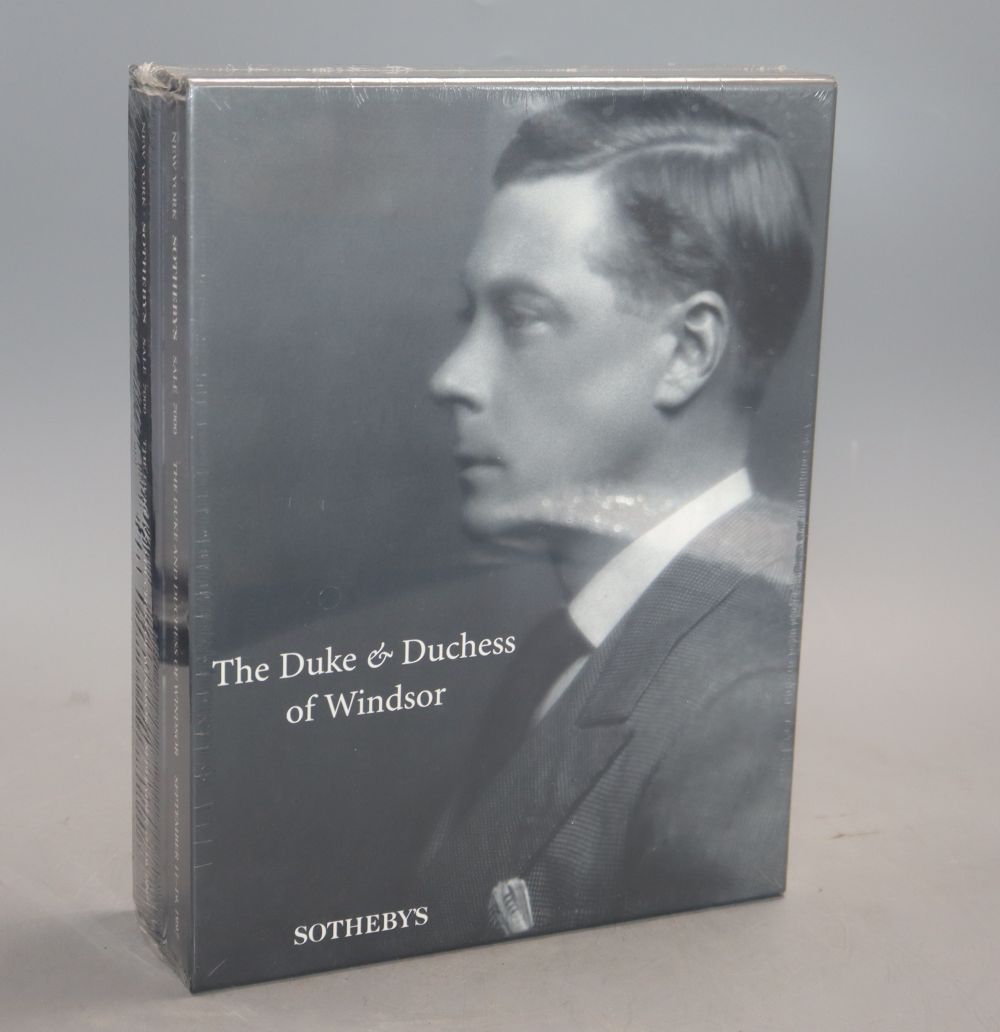 An unopened Sothebys The Duke and Duchess of Windsor sale catalogue